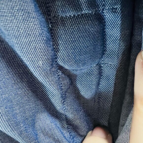 Synergy Performance Blue Jean Men's Long Sleeve Shirt Non-Iron Size 20-37/38 - Picture 3 of 9